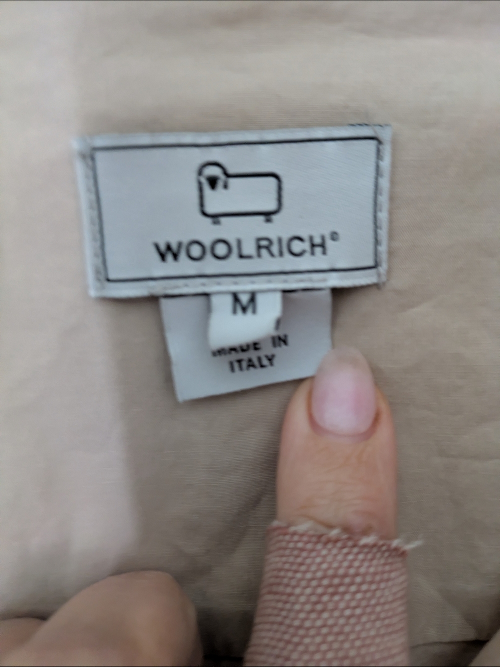 Woolrich Neutral Beige Maxi Shirt Dress with Tie Waist - Picture 2 of 6